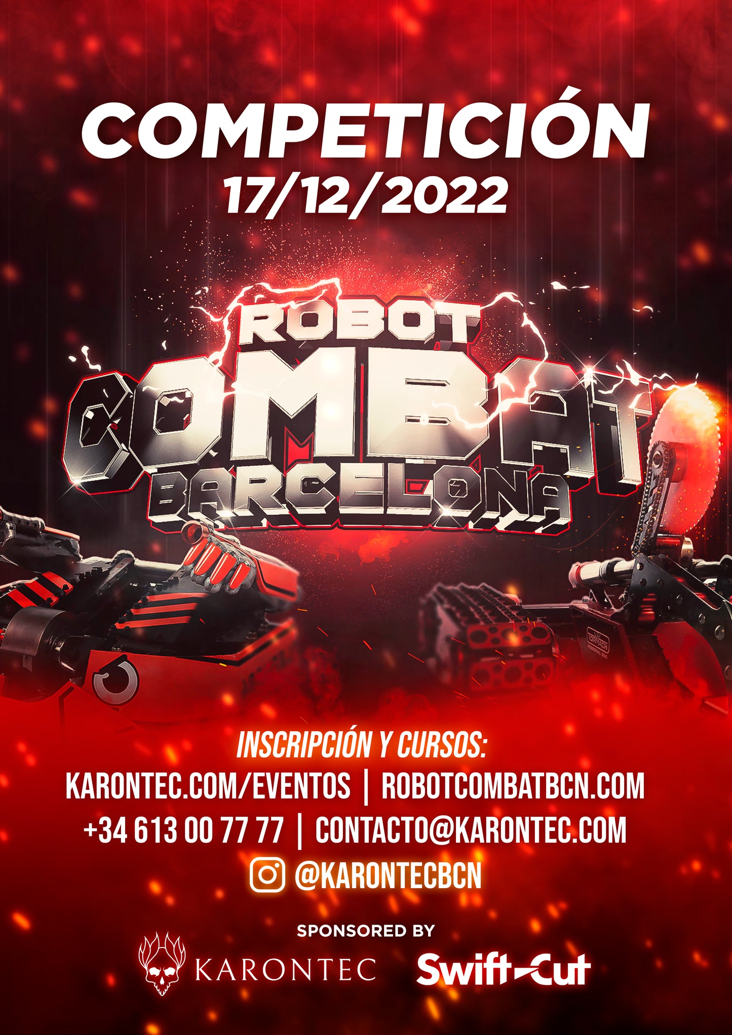 ENTRADA - COMPETIDOR - ROBOT COMBAT